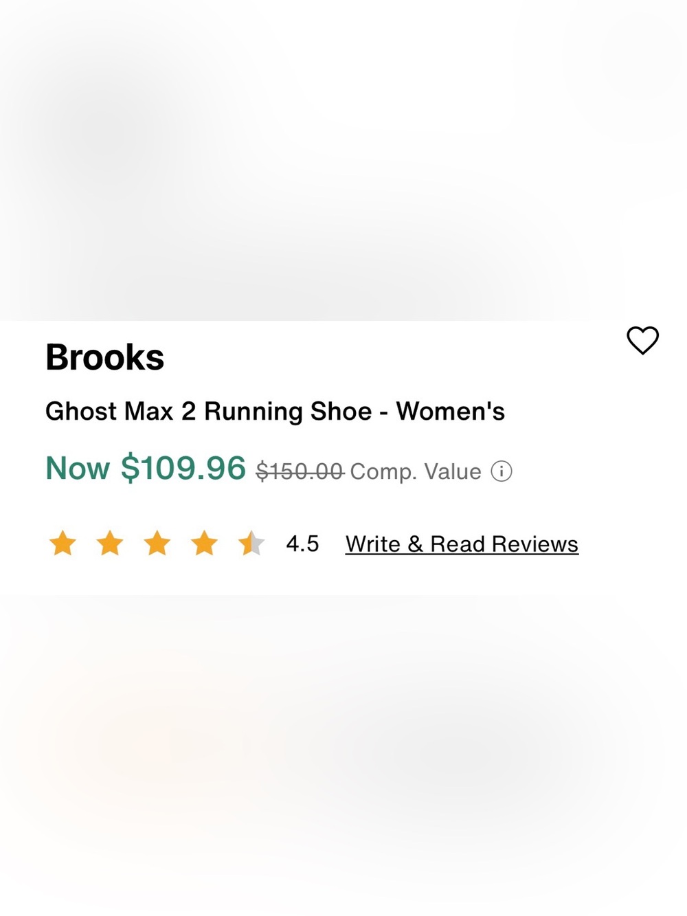 Brooks Ghost Max 2 Running Shoes – Triple Black – Women’s Size 8.5 - Picture 6 of 8